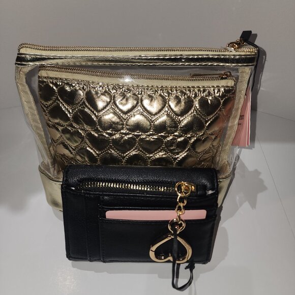 GOLD JUICY COUTURE BAG WITH A JUICY COUTURE WALLET. NWT - Picture 2 of 3